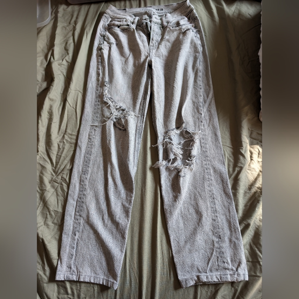 American Eagle Outfitters Light Gray Jeans